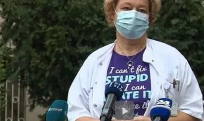Slovenska infektologinja postala svjetski hit zbog majice u kojoj se pojavila na televiziji