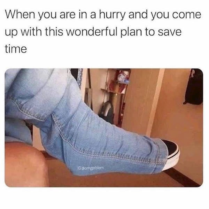 Kad ti se žuri pa ideš uštedjeti vrijeme i uvijek završiš ovako: