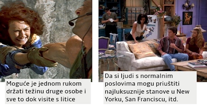 20 gluposti koje smo povjerovali zbog Hollywooda