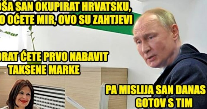 Svi lajkaju ovaj meme koji pokazuje što bi se dogodilo da Putin dođe okupirati Hrvatsku