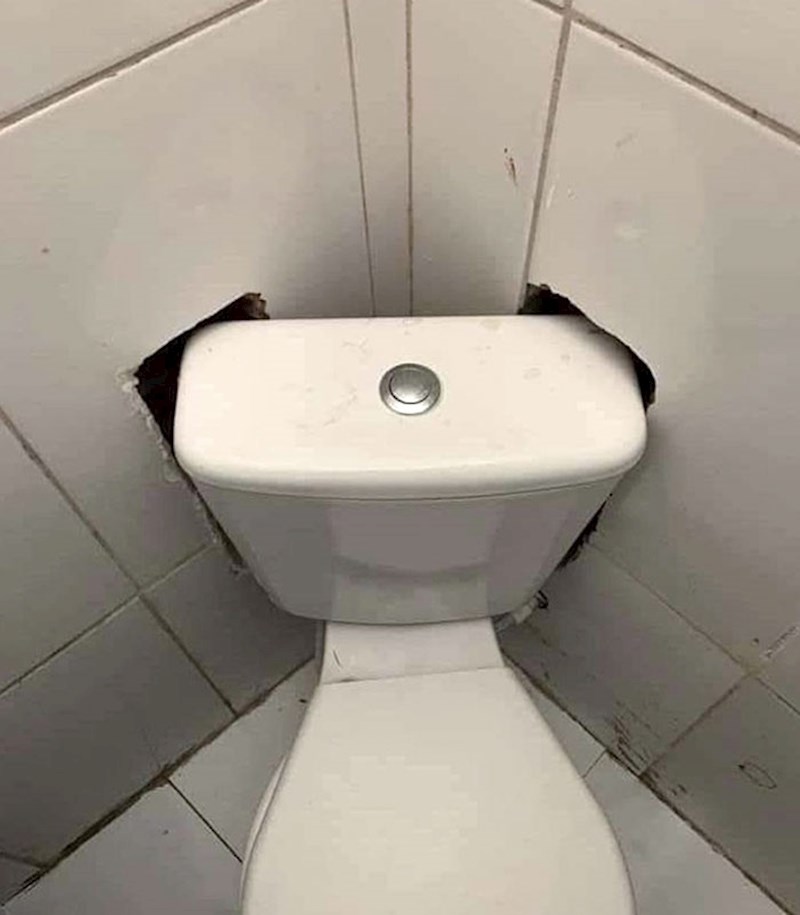 A da si malo okrenuo wc školjku? Ha?