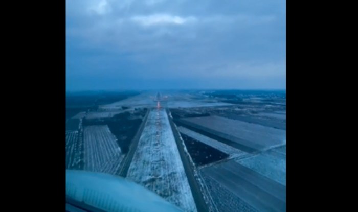 Hit video: Pogledajte kako izgleda slijetanje na snijegom prekriveni zagrebački aerodrom