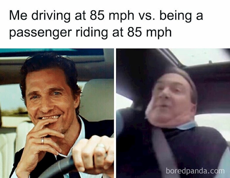 Ja dok vozim 100 na sat vs. ja dok netko drugi vozi 100 na sat