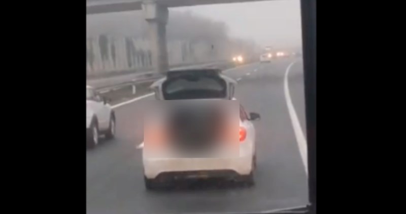 Ljudi ne mogu vjerovati kako je ovaj majstor vozio po autocesti do Zagreba