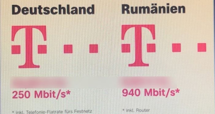 Ostat ćete u šoku kad vidite razliku u cijeni flat interneta u Njemačkoj i Rumunjskoj