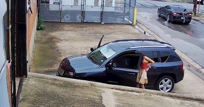 LOŠA ODLUKA Radnik je pokušao upozoriti ljude da ne parkiraju ispred zgrade, nisu ga slušali
