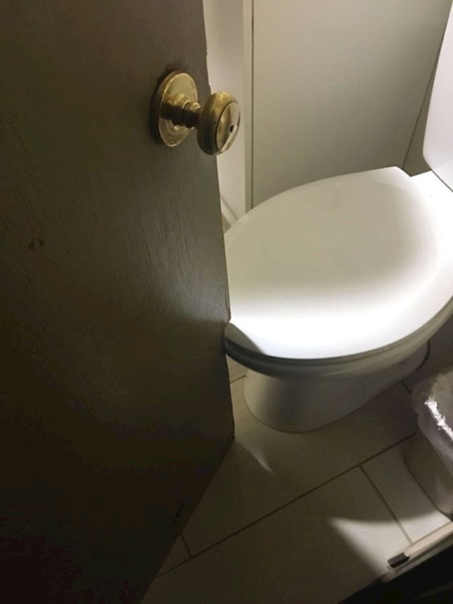 WC je malo manji