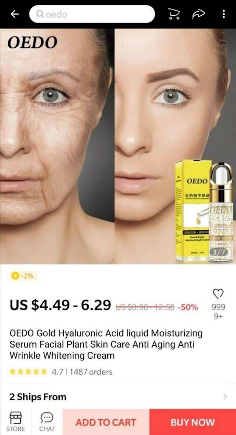 Alieexpres prodaje ovu kremu i tvrde da od lijevog postaneš desno nakon korištenja, i sve to za 5 dolara