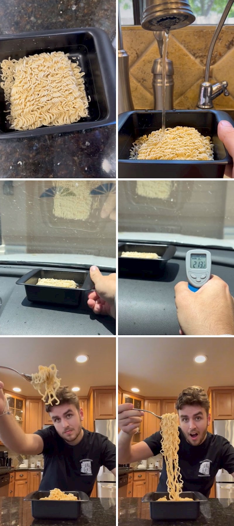 Odmrznuo je tjesteninu u autu