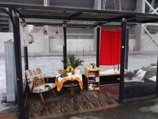 Udobna autobusna stanica u Norveškoj
