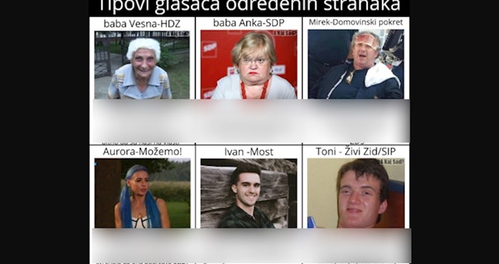 Netko je napravio tipove glasača u Hrvatskoj, prepoznajete li sebe?