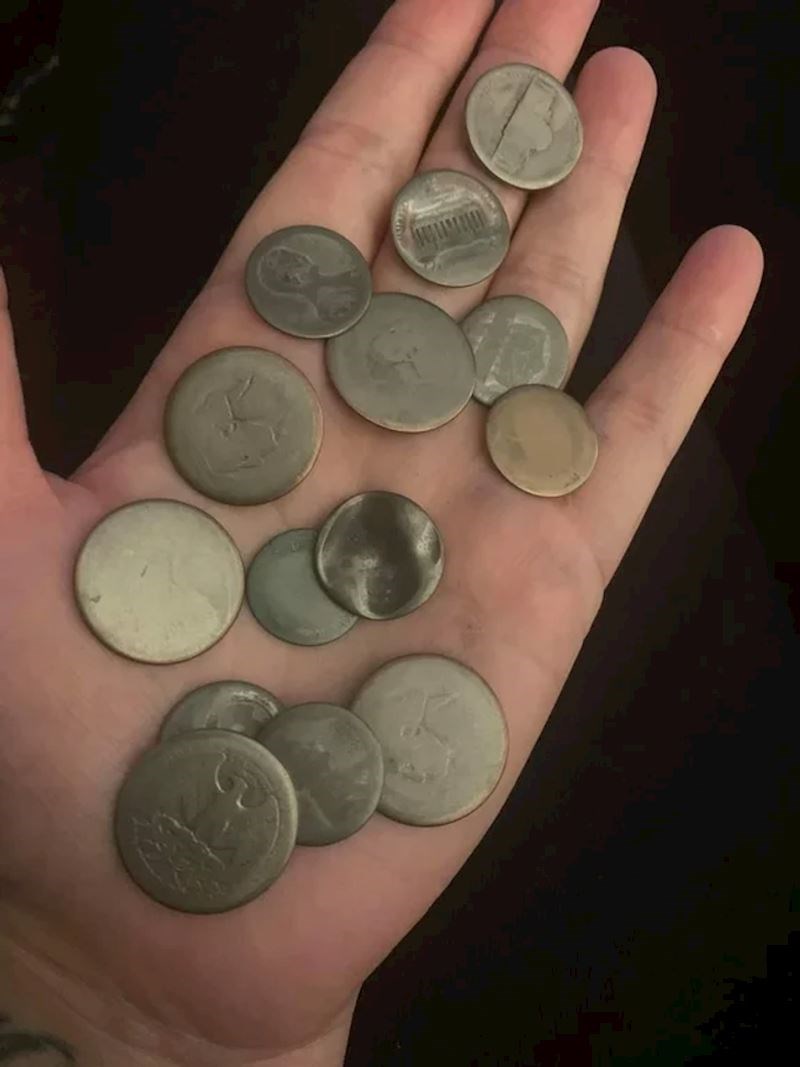 "“Pronašao sam sitniš koji je bio u četkama u sušilici tko zna koliko.”