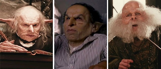 Warwick Davis u 4 uloge u serijalu o Harryju Potteru