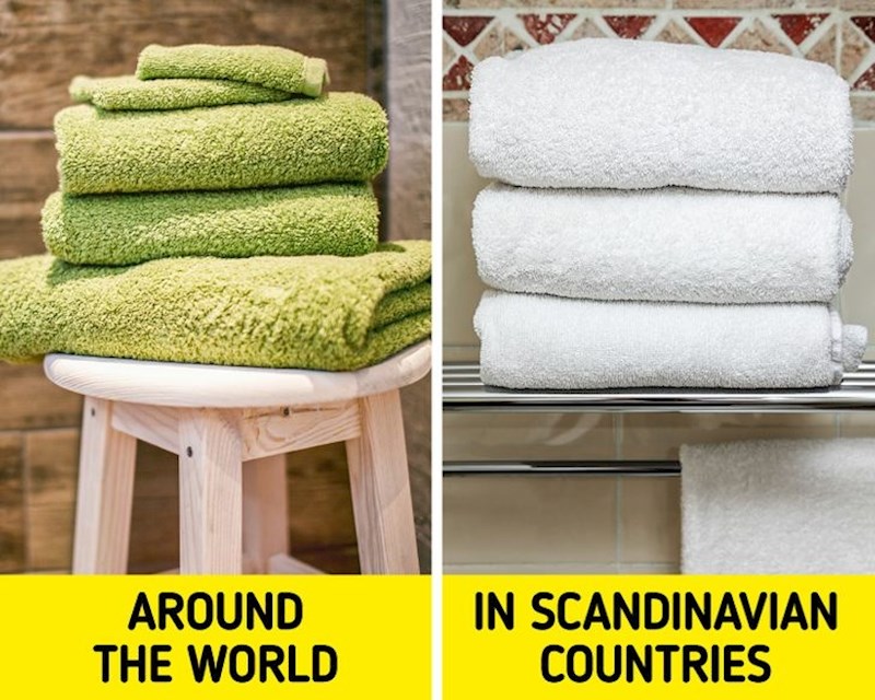 Koriste bijele ručnike i posteljinu