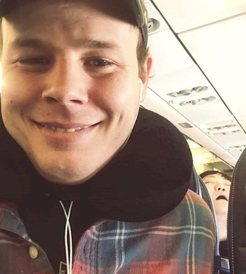 Dok je putovao, slikao je genijalan selfie...