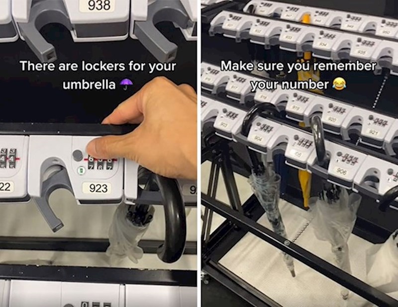 Ovo je mjesto gdje možete sigurno odlužiti kišobran bez straha da će ga netko odnijeti na izlazu iz dućana