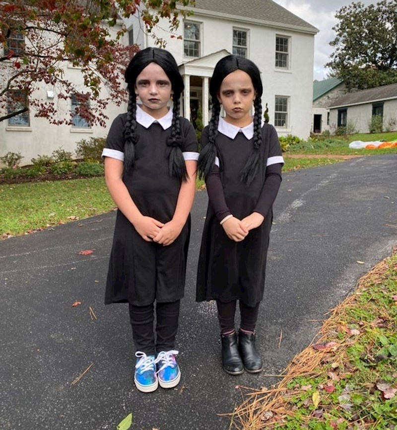 Obje su htjele biti Wednesday Adams u maškarama