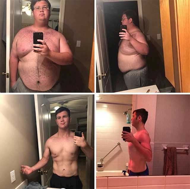 Prije gubitka 60 kilograma i poslije