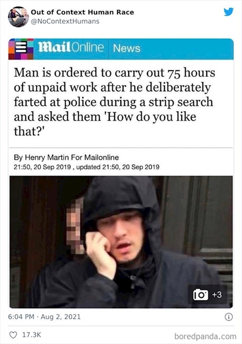 Uhićen jer je namjerno prdnuo tijekom pretresa