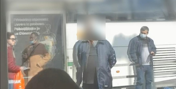 Neobjašnjiva fotka iz Zagreba: Morate vidjeti kako je tip upotrijebio masku