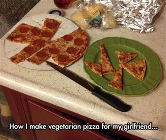 Kako radim vegetarijansku pizzu za svoju curu