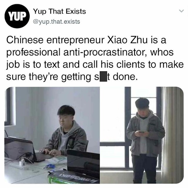 Kineski poduzetnik se bavi time da svoje klijente zove i vodi računa o tome da rade svoj posao, a ne da dangube