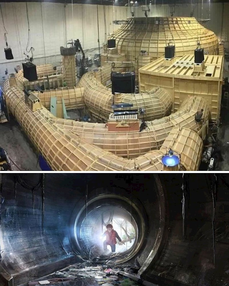 Exterior Of The Sewer Set In It