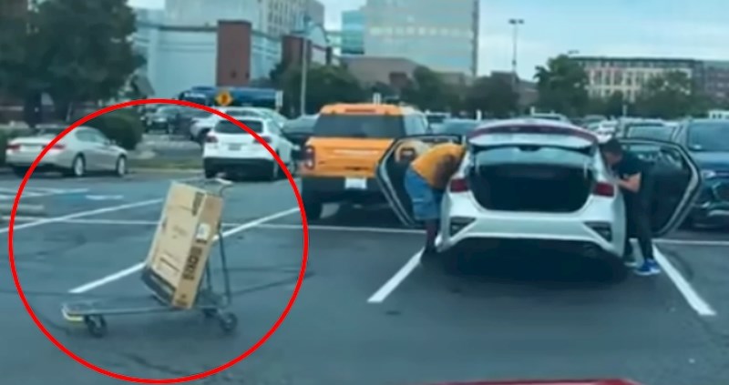 Viralna snimka: Kolica s televizorom su im pobjegla, morate vidjeti što se onda dogodilo