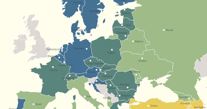 Mapa prikazuje koliko dobro građani raznih EU zemalja govore engleski, Hrvatska će vas iznenaditi
