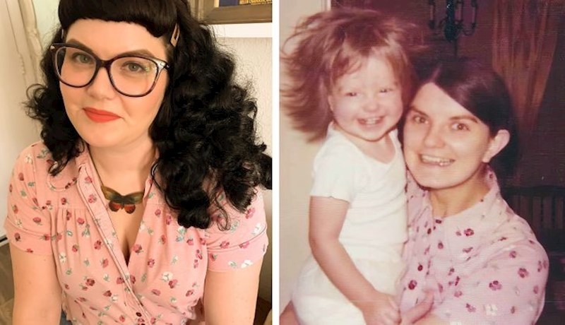 Ja u bluzi koju je mama nosila prije 30 godina