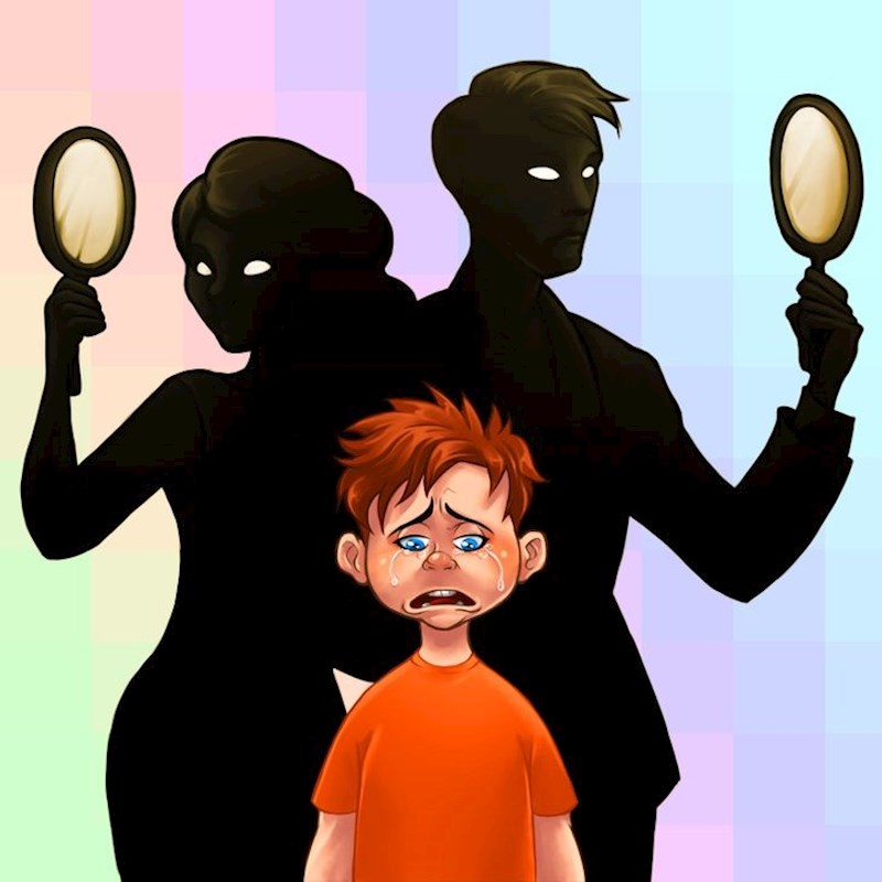 6. Osjećaš se anksiozno u prisustvu roditelja