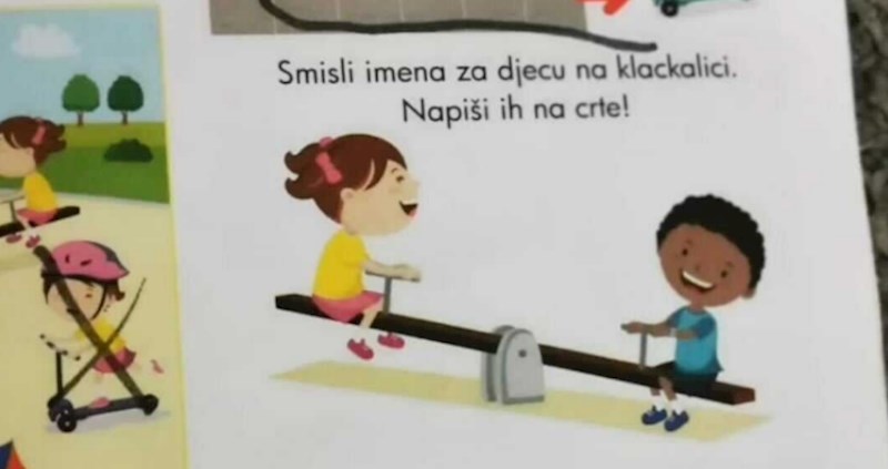 Dijete je dobilo zadatak da smisli imena za djecu na klackalici, rješenje će oduševiti Dalmatince