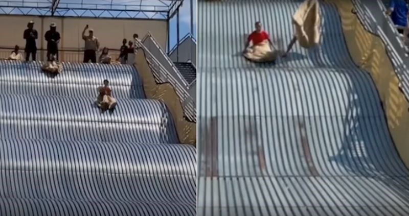 U SAD-u otvorili ogroman tobogan i zatvorili ga samo par sati kasnije, pogledajte snimku