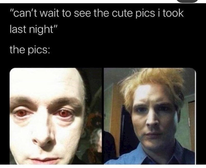 Ja svaki put kad idem na mob pogledati fotke od sinoć: