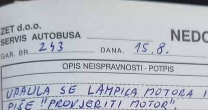 Napomena servisera autobusa iz Zagreba već danima kruži internetom, ovo morate vidjeti