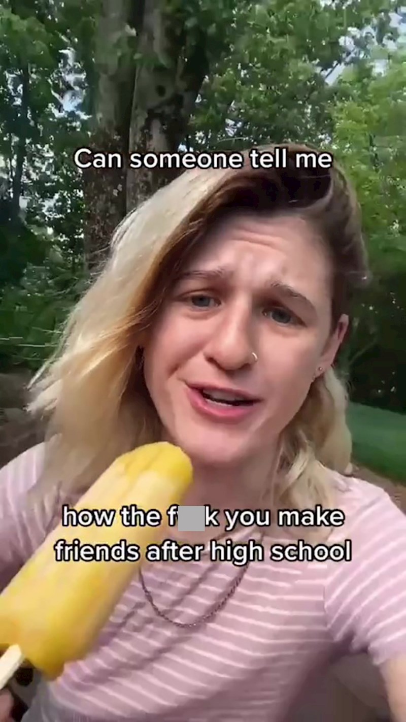 Sve je počelo s videom ove djevojke koja je postavila pitanje zna li tko kako steći nove prijatelje