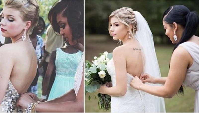 "Prije četiri godine gledala sam je kako odlazi na maturu s ženskarom, a prije 2 tjedna ranije gledala sam kako se udaje za muškarca svojih snova."