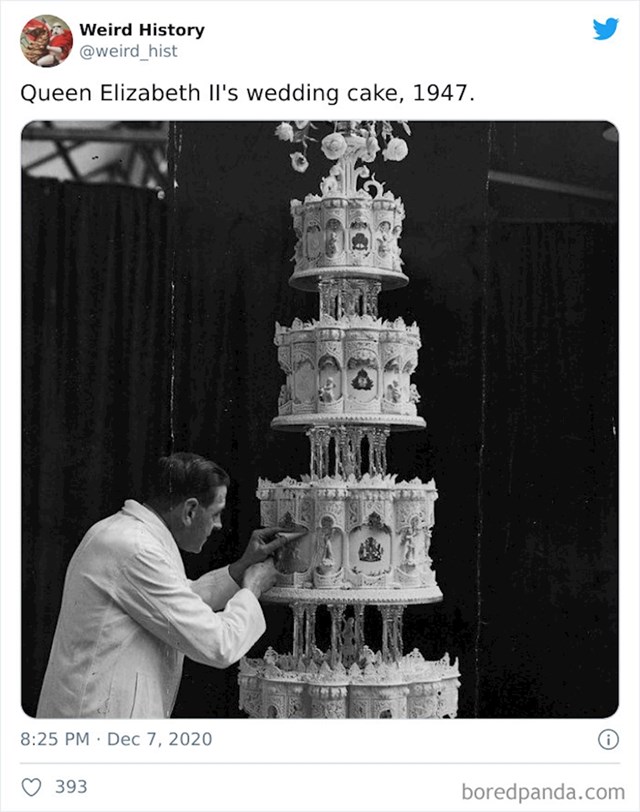 Svadbena torta kraljice Elizabete (1947.)
