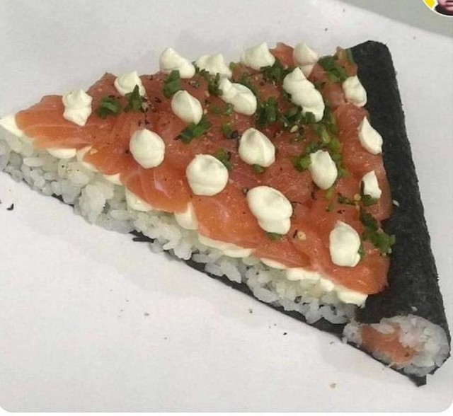 Sushi pizza