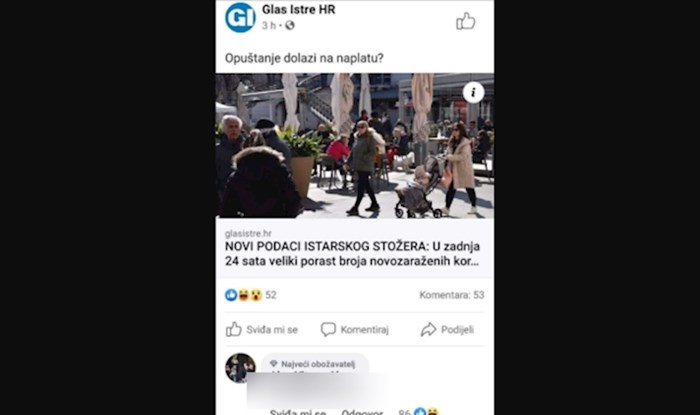 Legendarni glazbenik na fejsu je komentirao rast broja slučajeva u Istri, ljudi umiru od smijeha