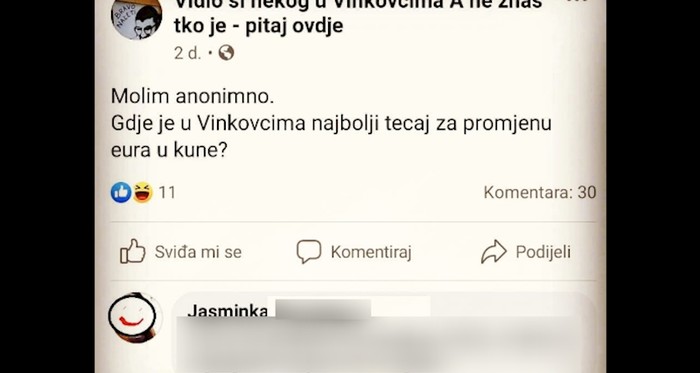 Postavila je sasvim normalno pitanje, ali ovaj odgovor nije očekivala