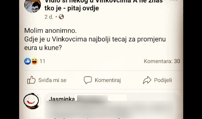 Postavila je sasvim normalno pitanje, ali ovaj odgovor nije očekivala