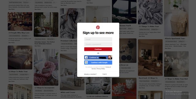 Koga ne živcira što se moraš registirati za pretraživati Pinterest?