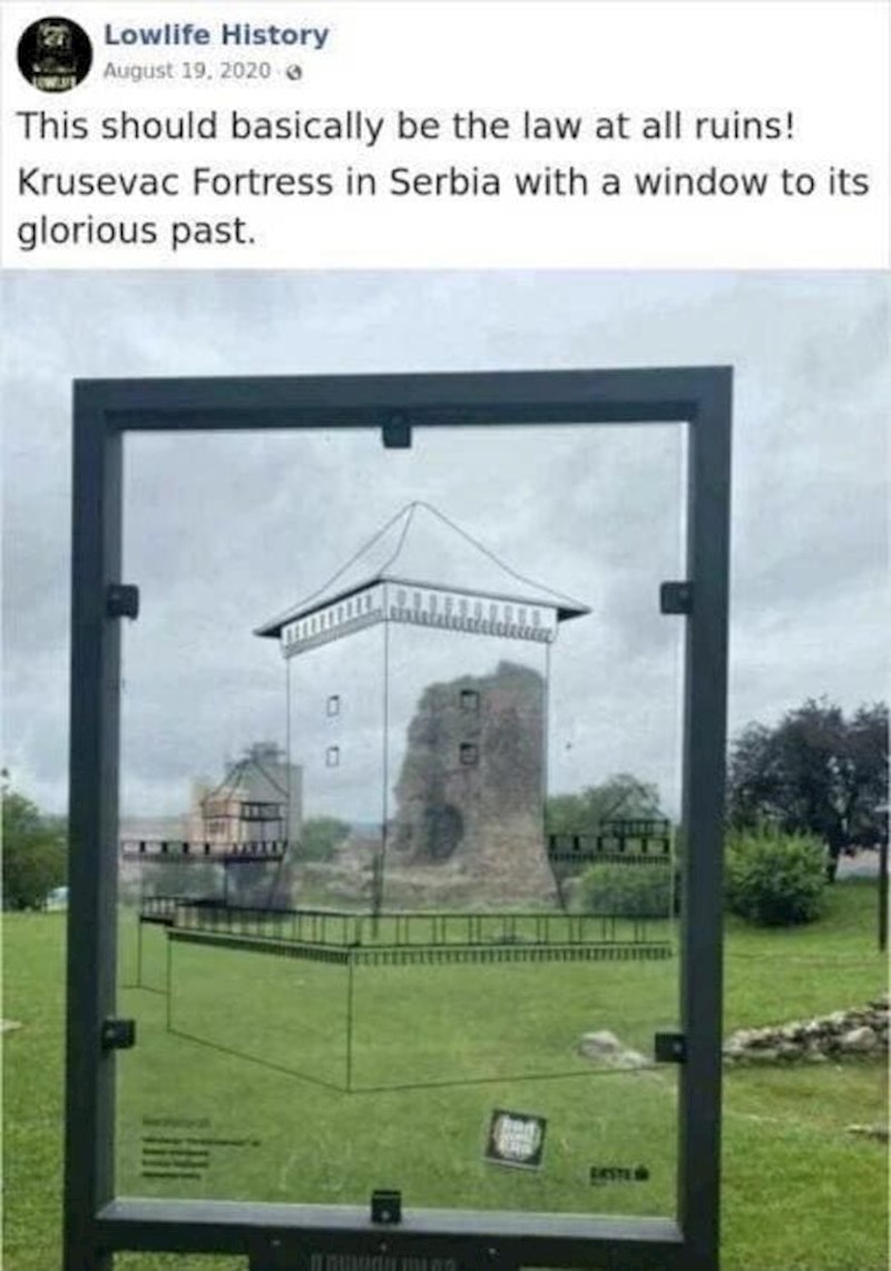 Odličan prikaz ruševina