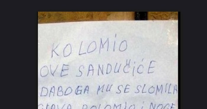 Reakcija ovog tipa na polomljene sandučiće sablaznila je regiju; pretjerano ili?