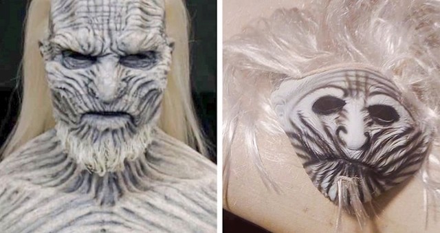 Brat je naručio masku White Walker koja oglašena kao prava studijska verzija, hm da