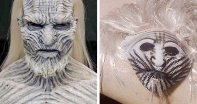 Brat je naručio masku White Walker koja oglašena kao prava studijska verzija, hm da