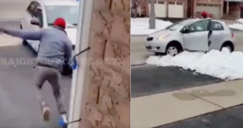 Kakav bezobrazluk! Pokušao je ukrasti pakete pred Božić, ali sustigla ga je karma