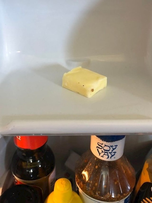 Ovako moj muž vraća maslac u frižider