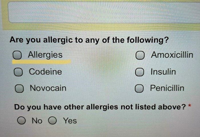 Alergičan na alergije?